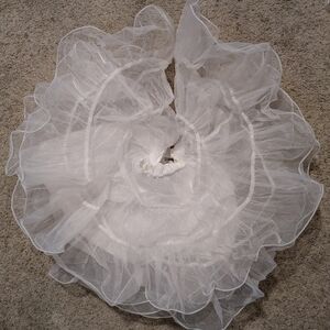 White Layered Organza Petticoat